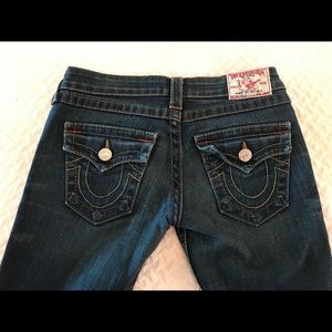 True Religion dark blue jeans size 25 “Billy”